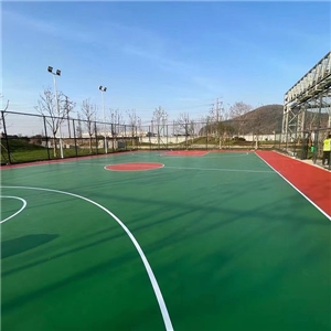 硅PU篮球场地坪